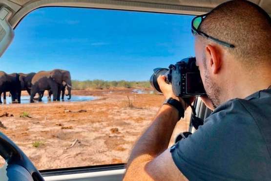 Héctor Medina, el defensor de los elefantes (Foto TA)
